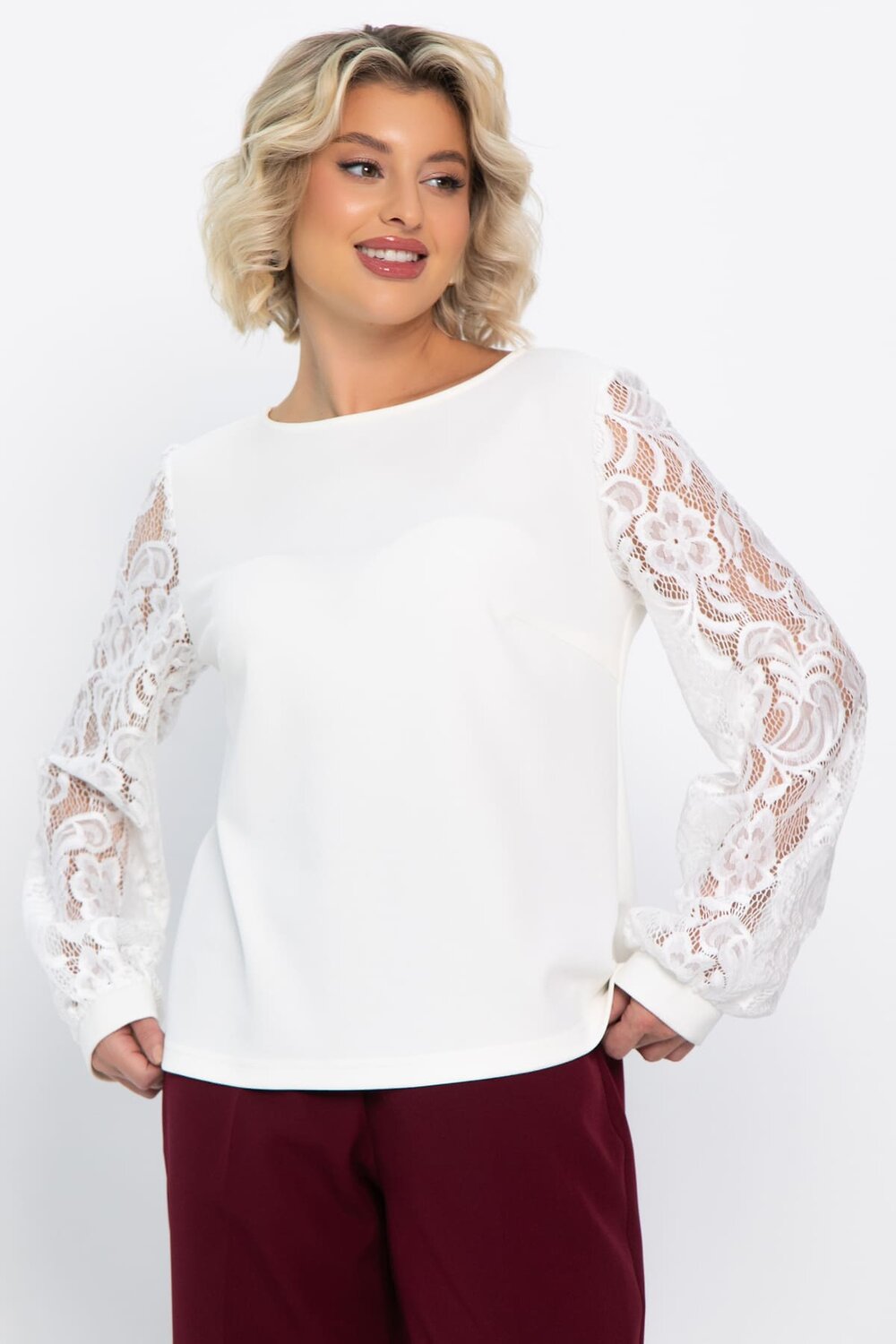 LT Collection Блуза 569802 Б14791-31М белый