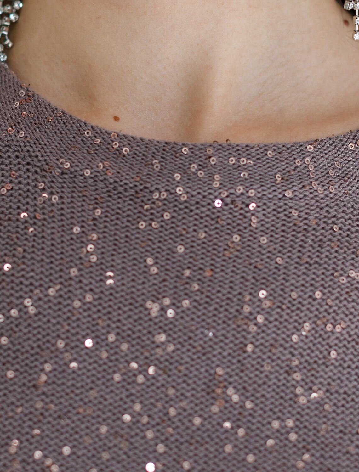 VILATTE Джемпер 569808 D39.363 кофейный