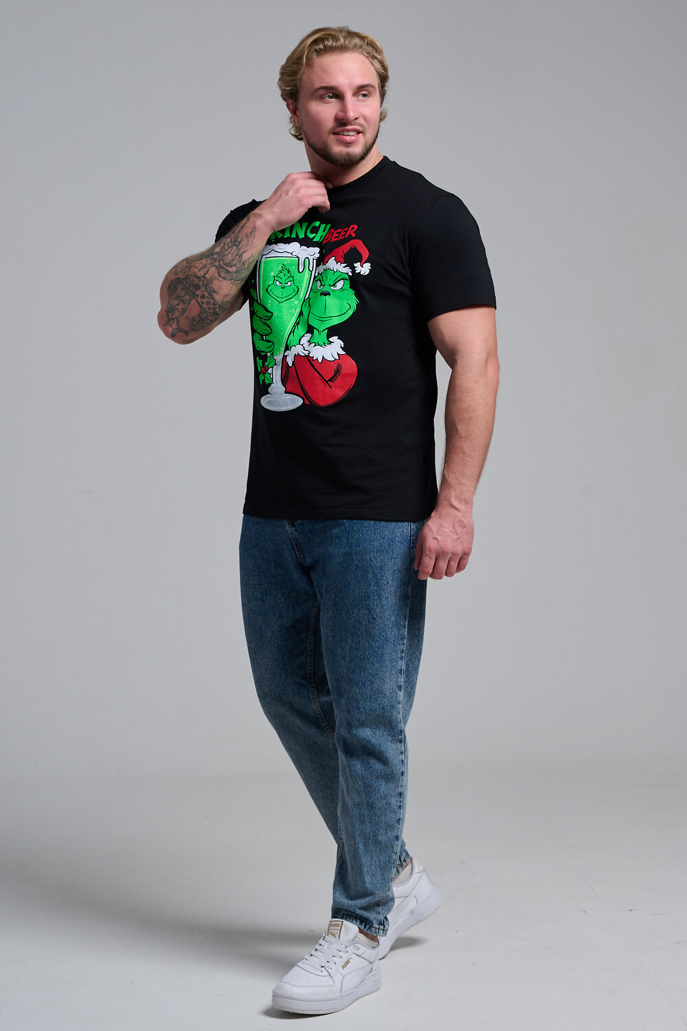 Натали Футболка 569810 8582 черный+гринч