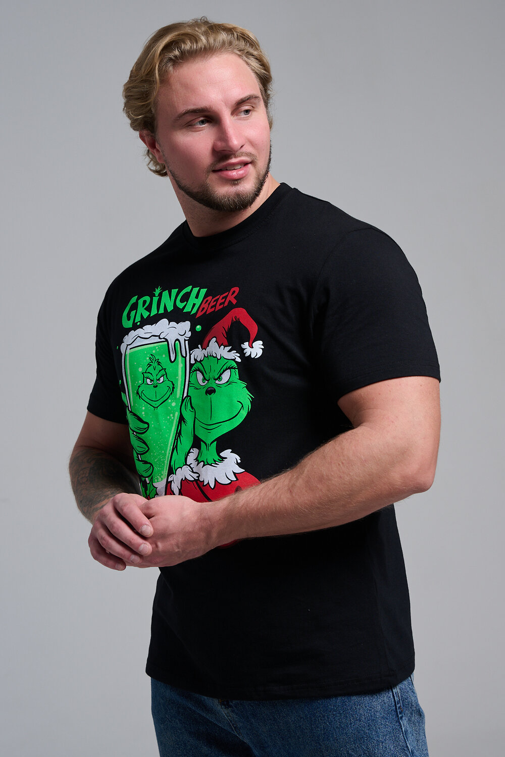 Натали Футболка 569810 8582 черный+гринч