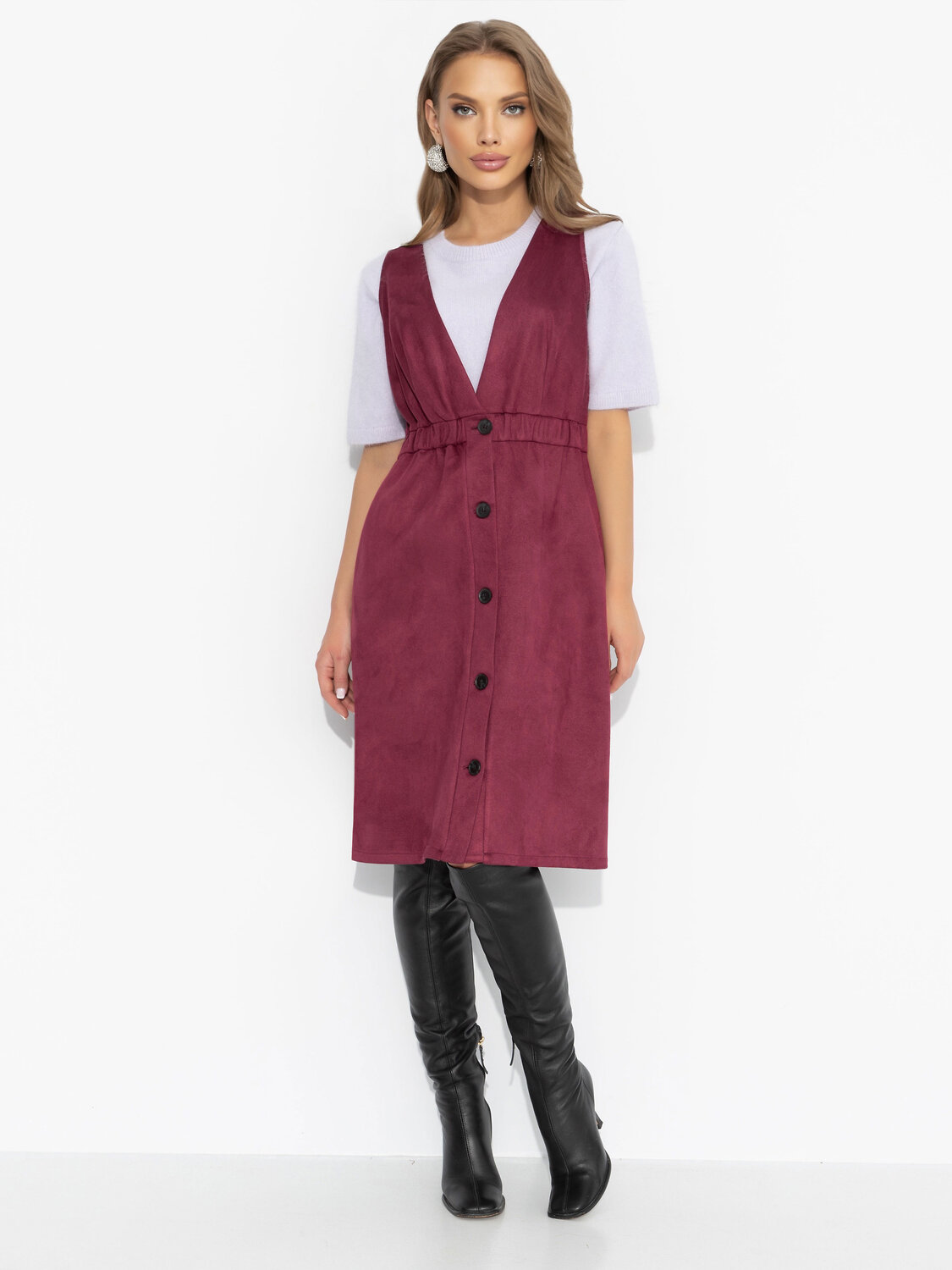 CHARUTTI Сарафан 569844 12394 Бордовый