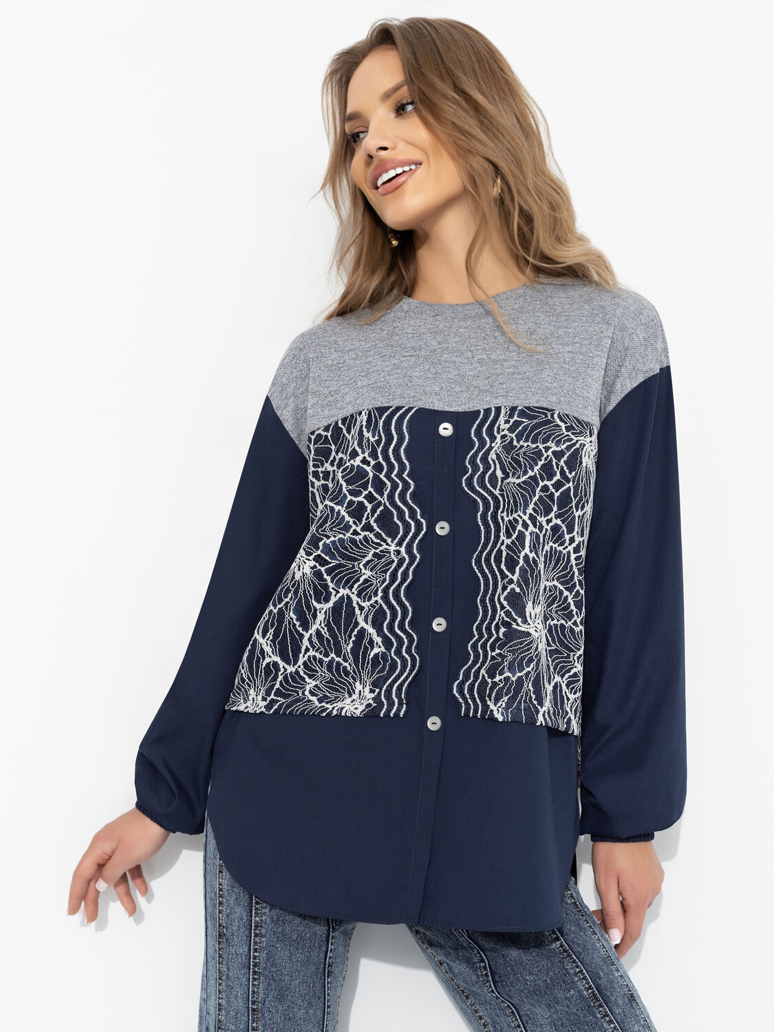 CHARUTTI Свитшот 569846 12390 Синий