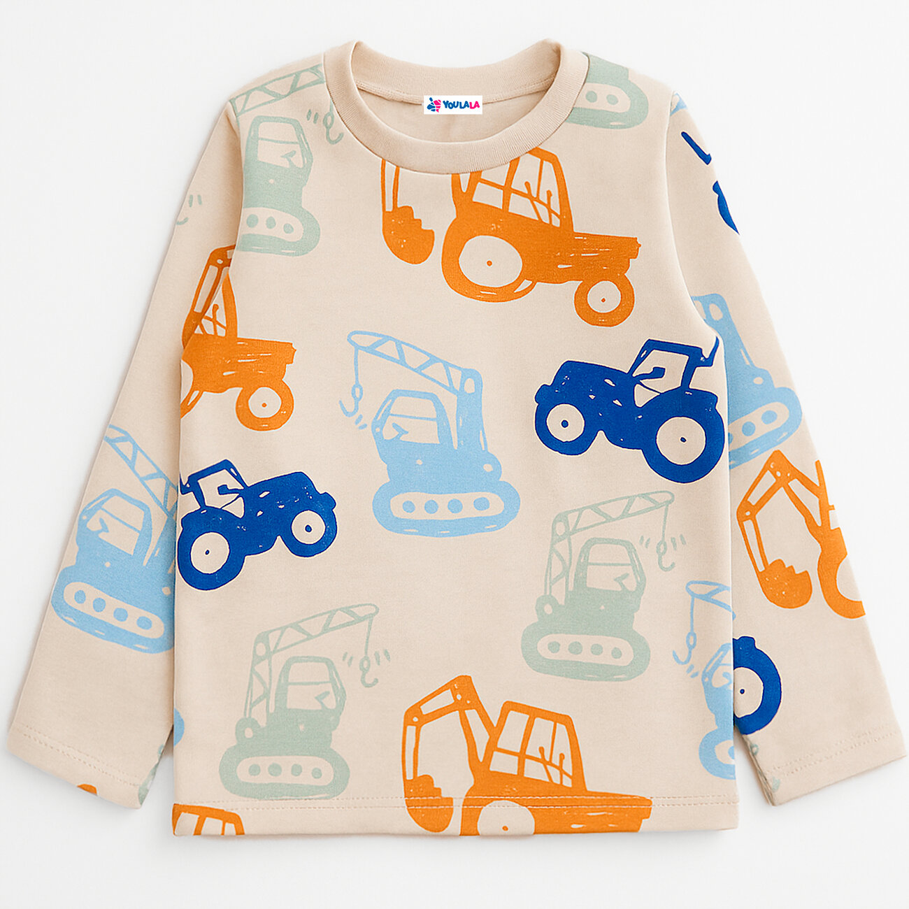 YOULALA Джемпер 569847 0033102915 бежевый/мультиколор