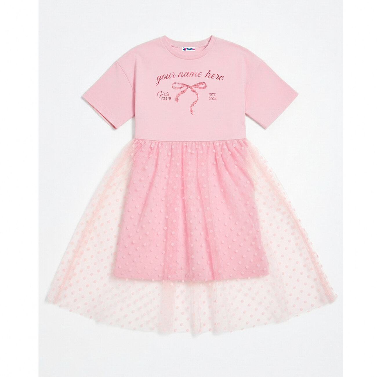 YOULALA Платье 569865 2075900102 розовый