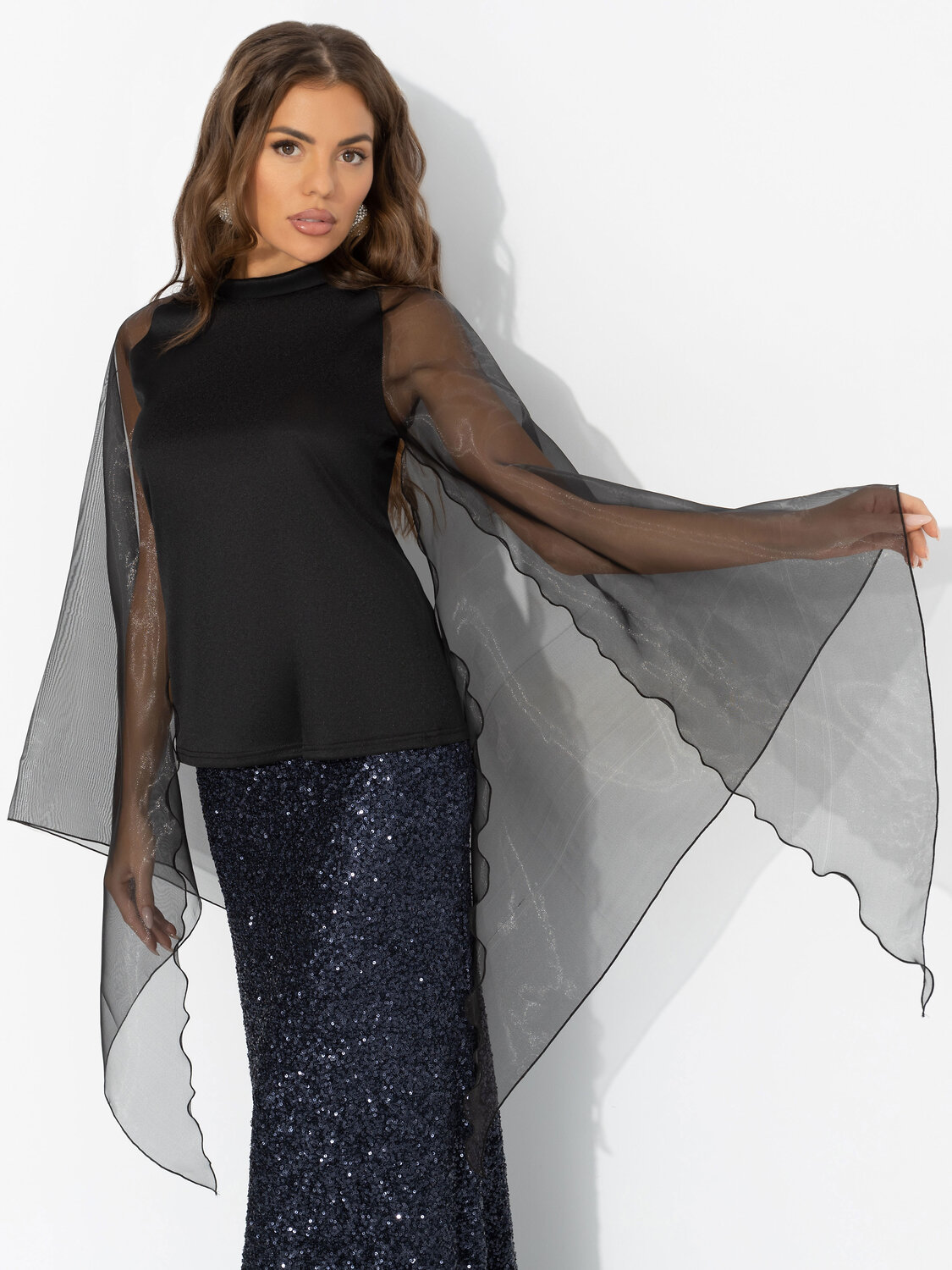 CHARUTTI Блуза 569878 12403 Черный