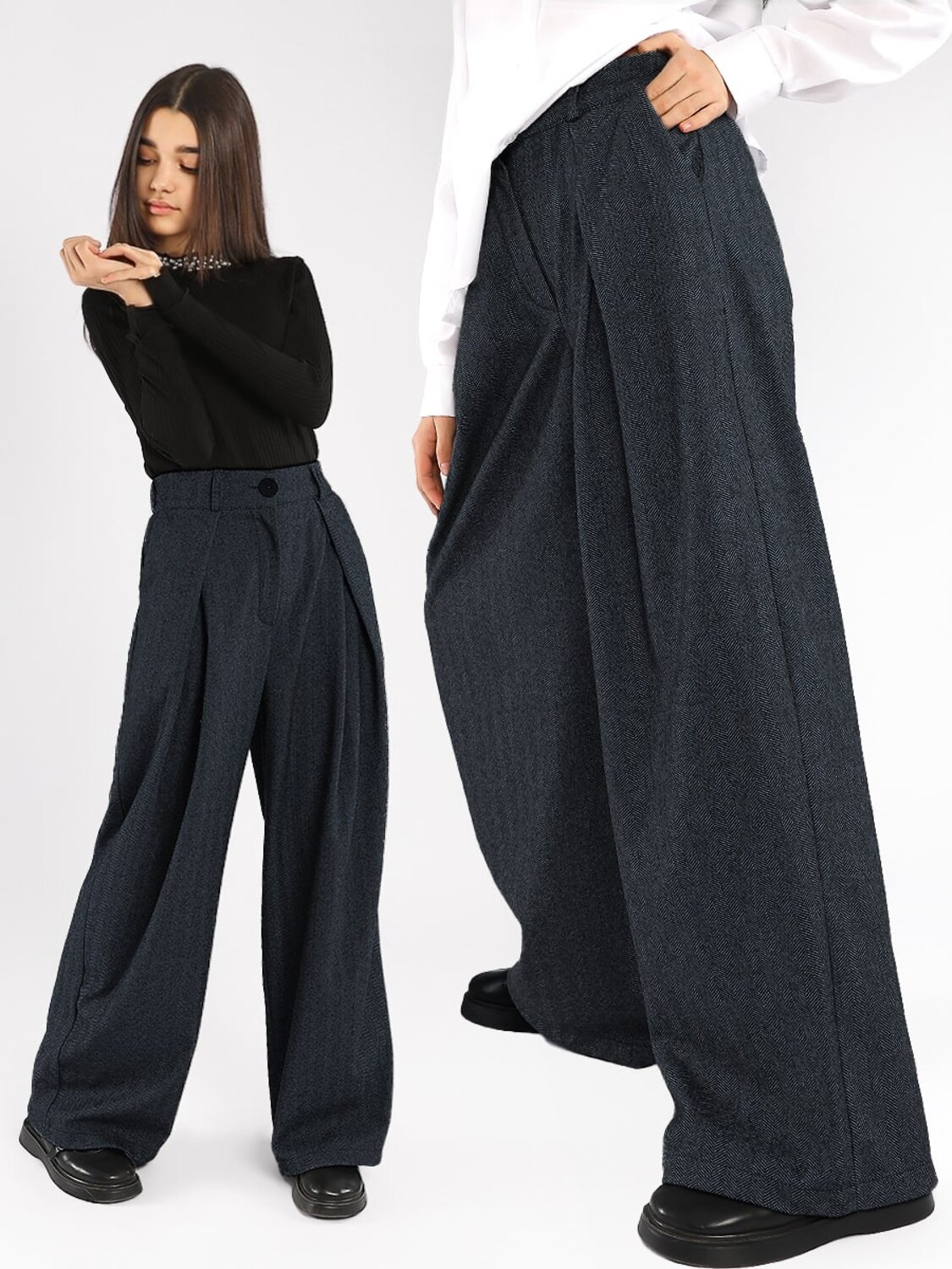 Соль&Перец Брюки 569880 SP2521 темно-синий