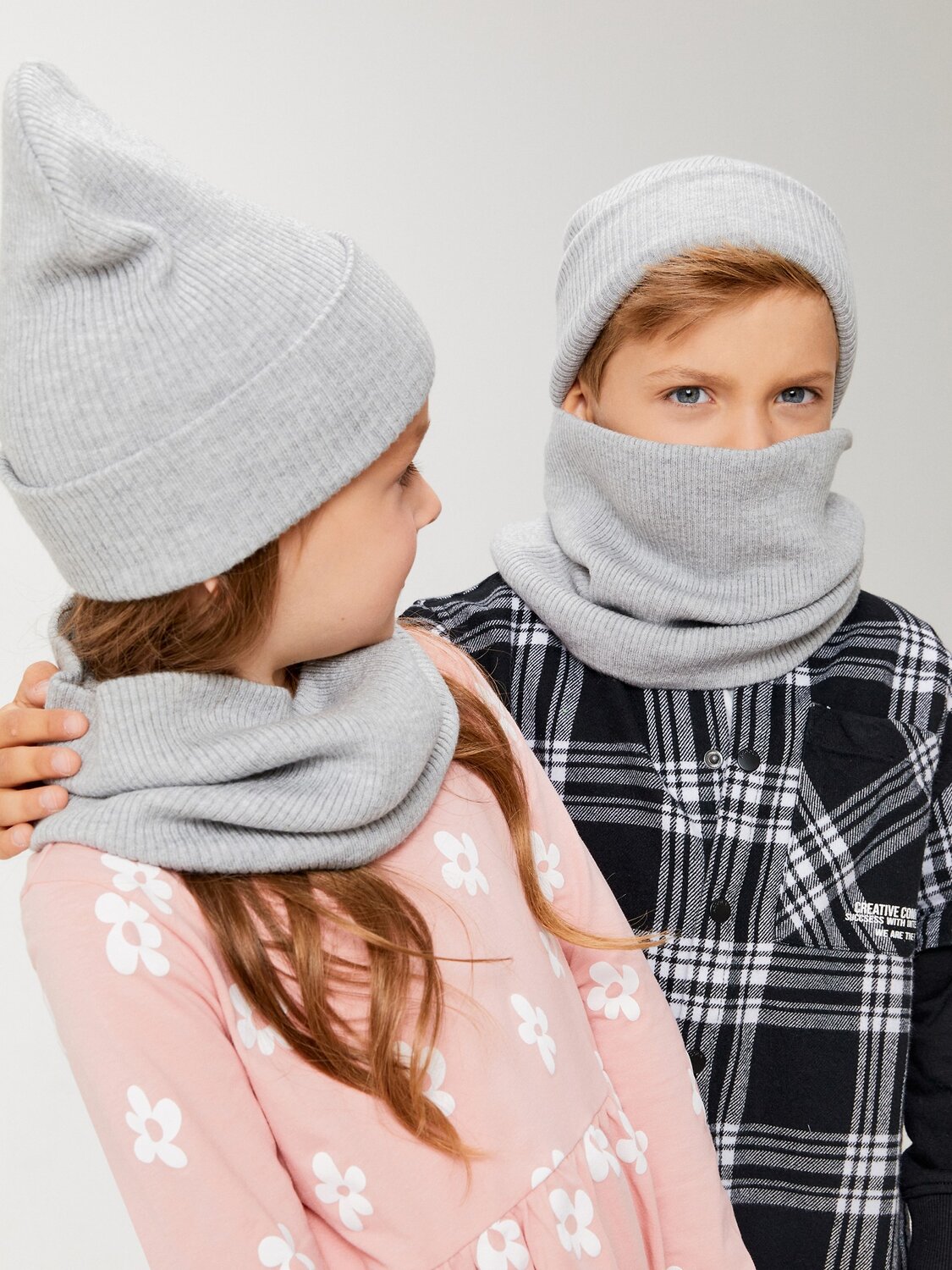 Acoola Снуд 569935 20306440009 серый меланж