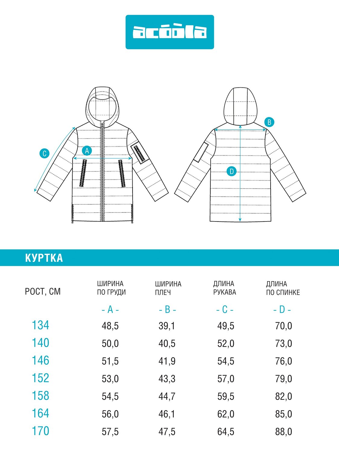 Acoola Куртка 569945 20110670006 изумрудный