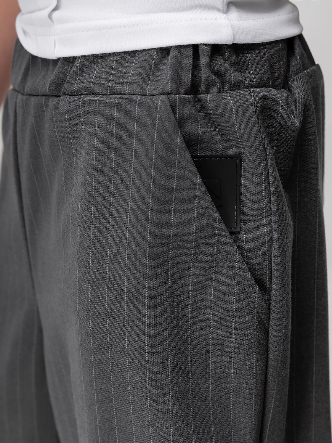 Bodo Брюки 569948 6-638MU серый (белый)