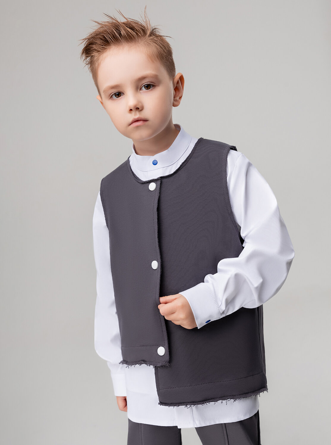 Bodo Жилет 569952 14-87MU серый