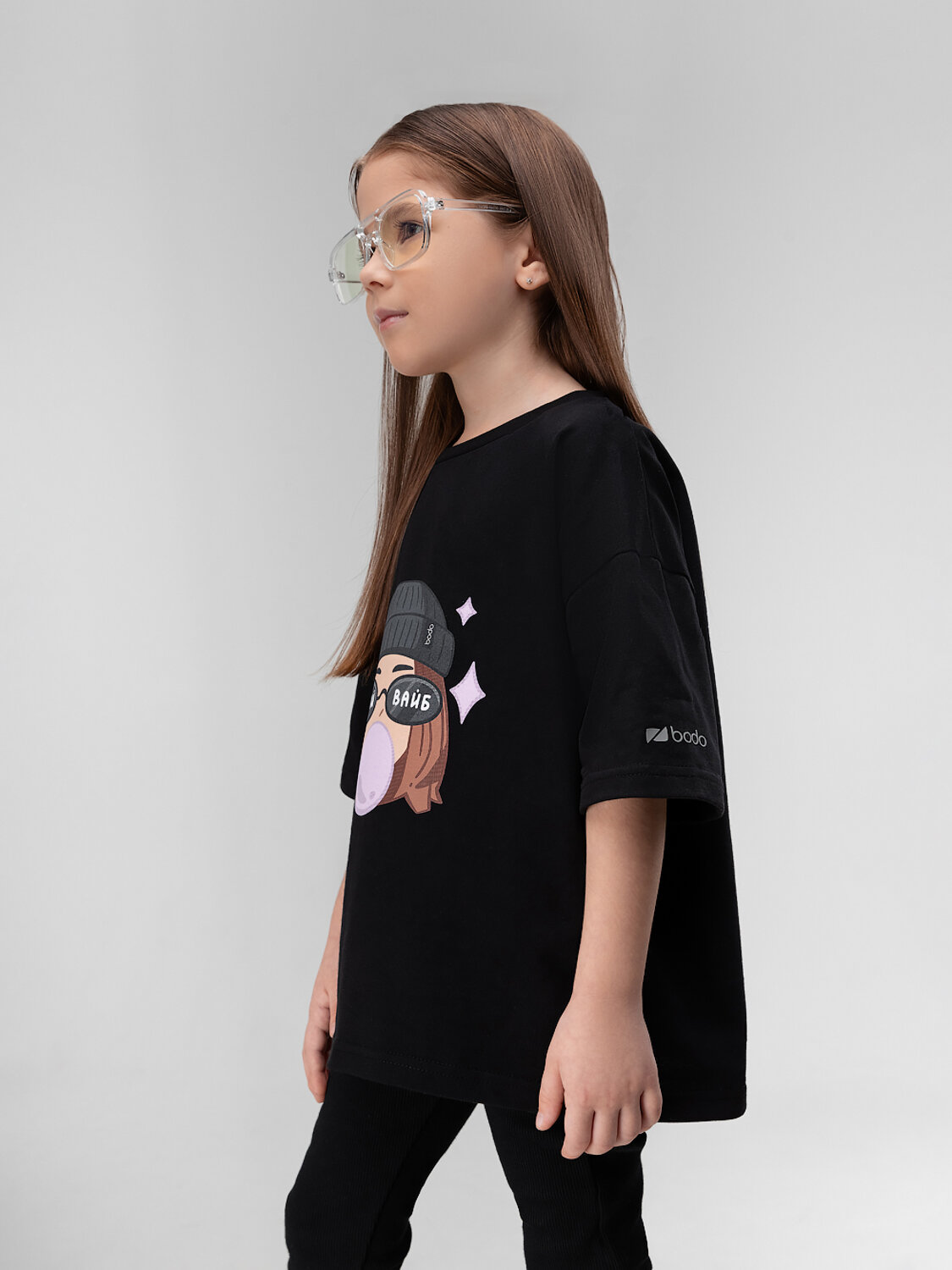 Bodo Футболка 569988 4-460MU черный (мультиколор)