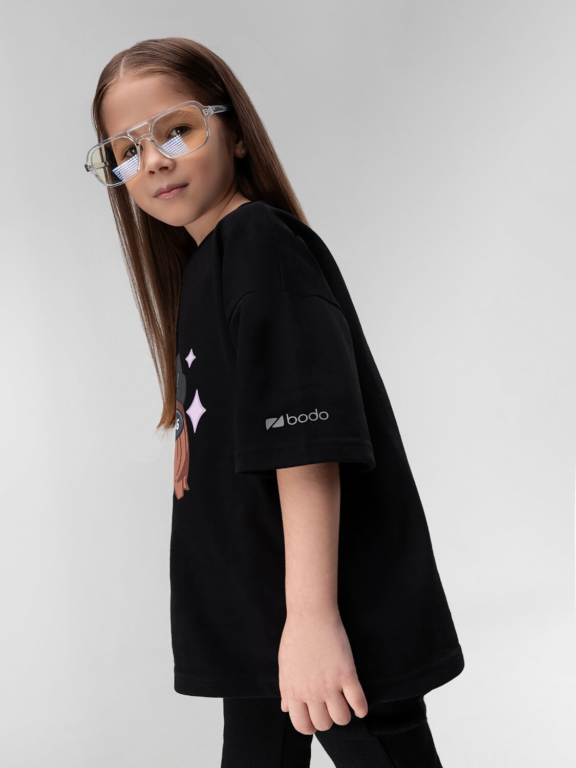 Bodo Футболка 569988 4-460MU черный (мультиколор)