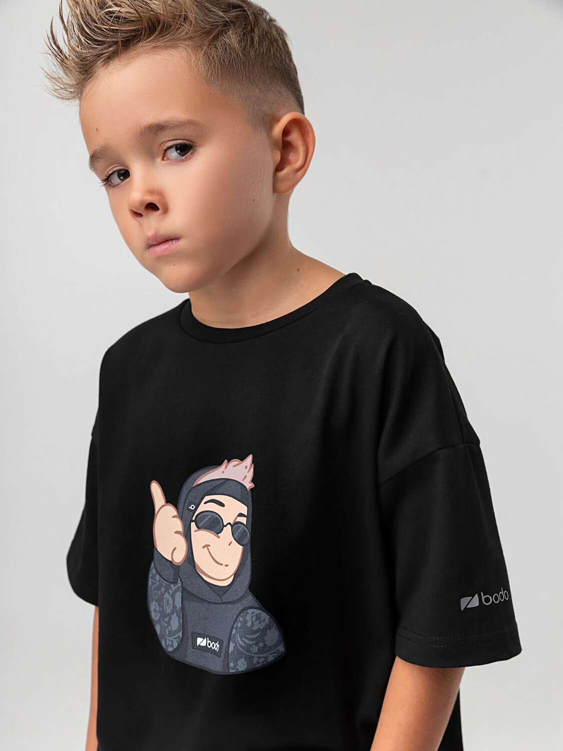 Bodo Футболка 569989 4-460MU черный (графит)