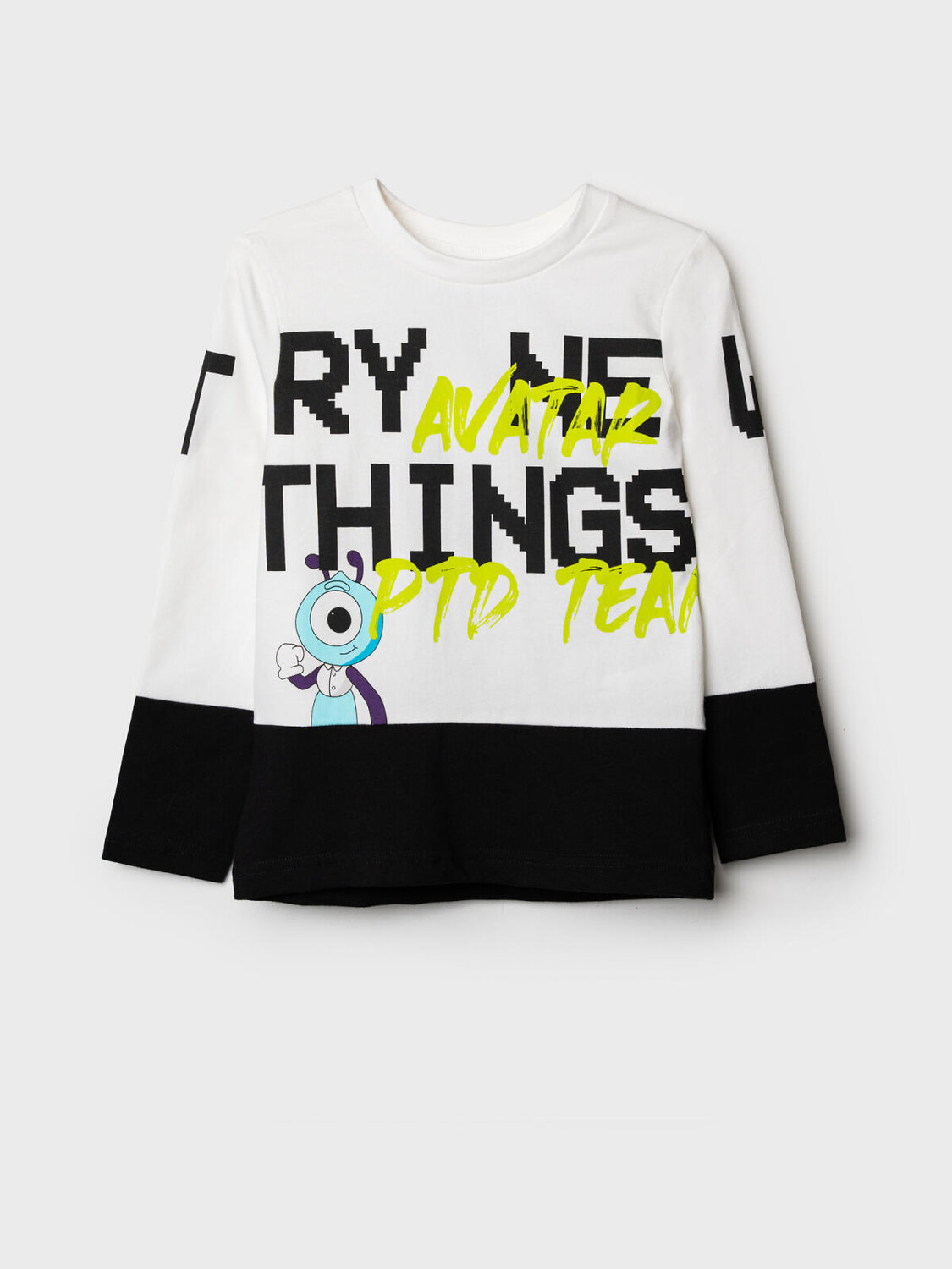 PLAYTODAY Фуфайка 570006 32412147 белый,черный