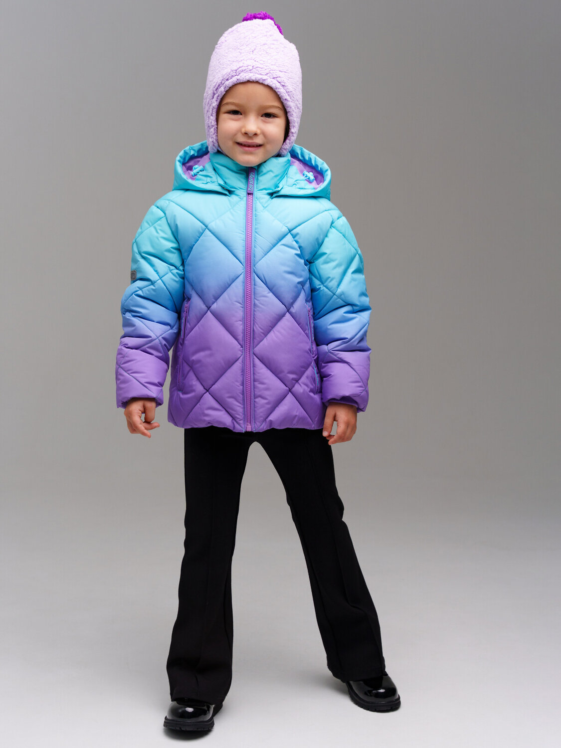 PLAYTODAY Шапка 570021 32422170 сиреневый,лиловый