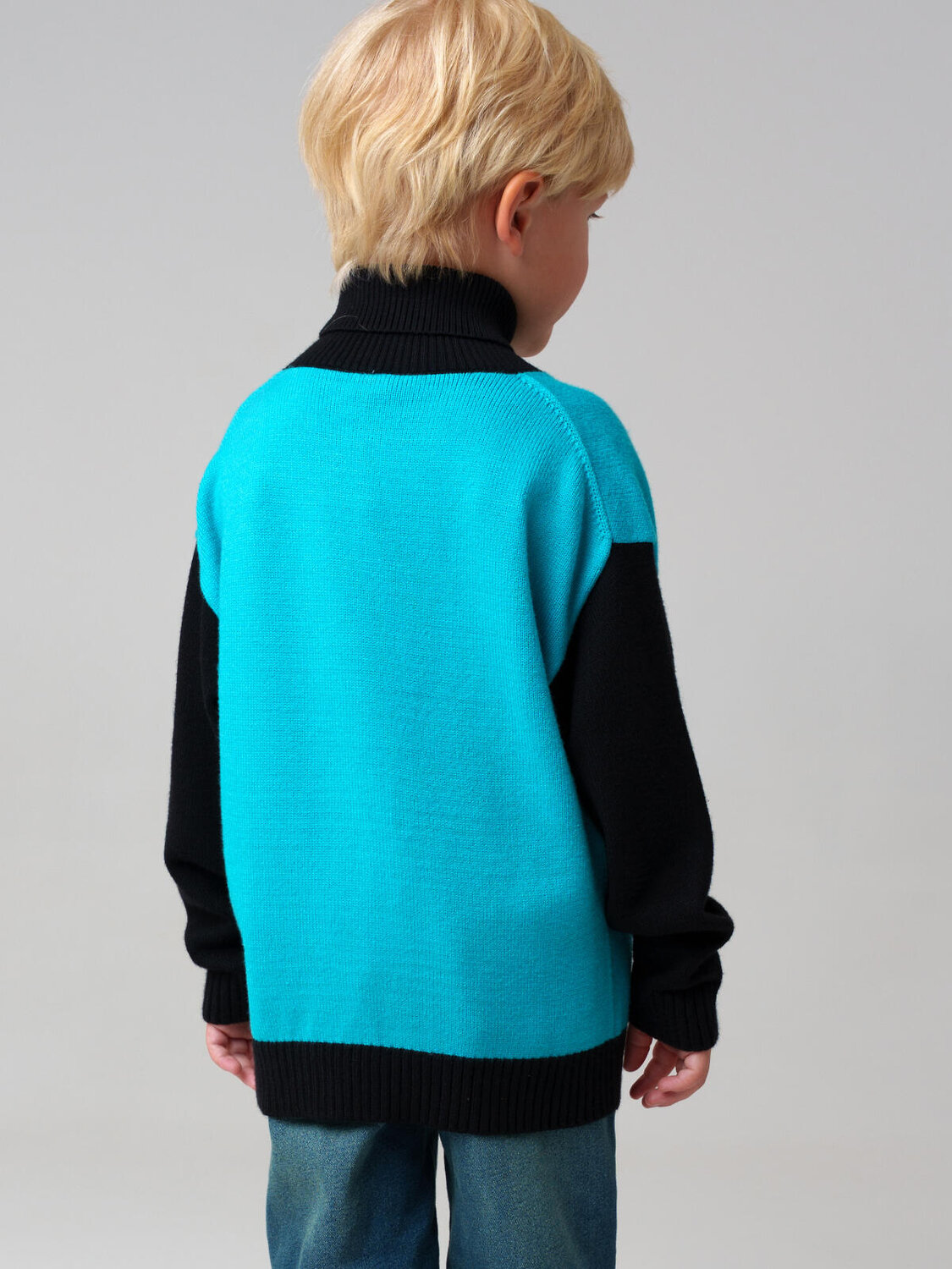 PLAYTODAY Свитер 570050 32532019 черный,темно-зеленый