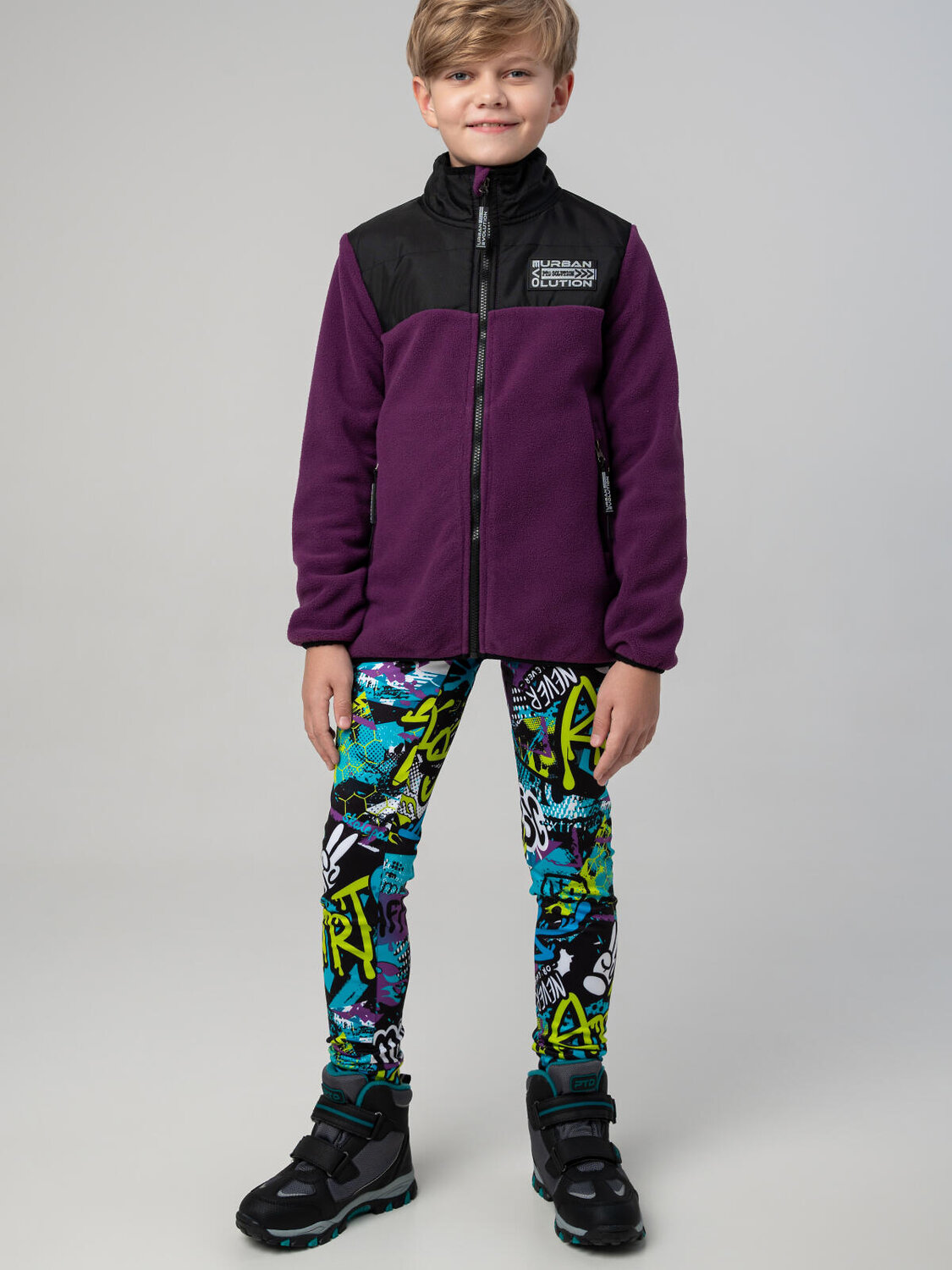 PLAYTODAY Куртка 570075 32511203 фиолетовый,черный