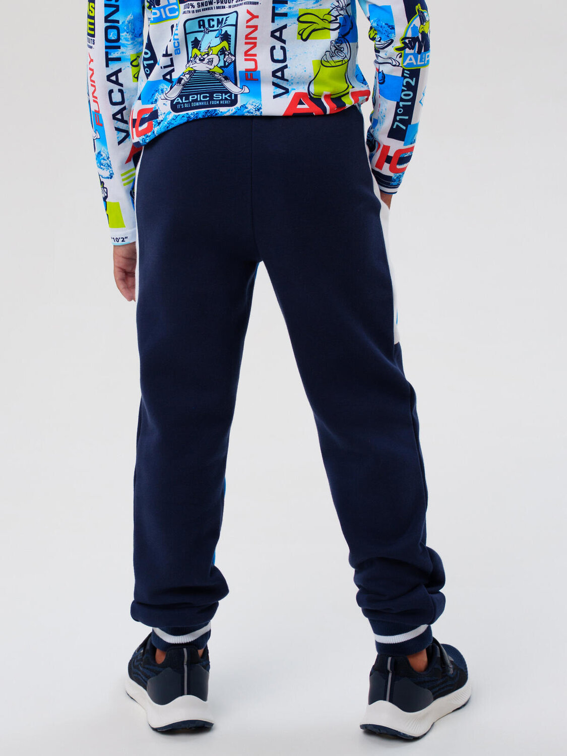 PLAYTODAY Брюки 570092 32511219 белый,ярко-синий,тёмно-синий