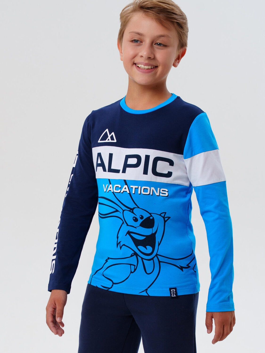 PLAYTODAY Фуфайка 570094 32511223 тёмно-синий,ярко-синий,белый