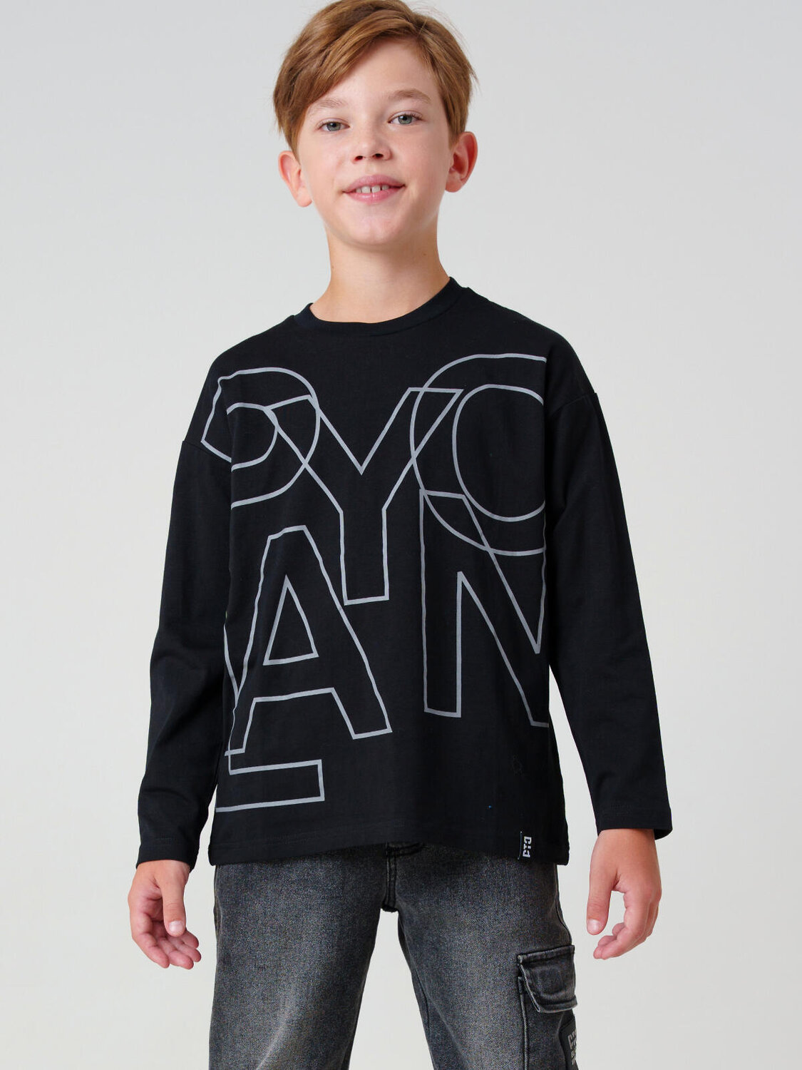 PLAYTODAY Фуфайка 570102 32511457 черный,серый