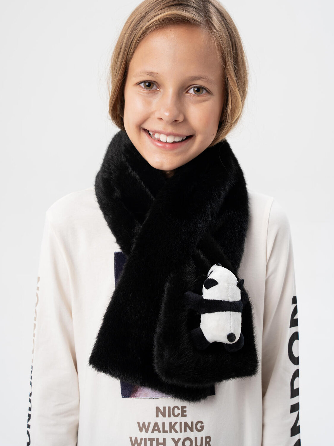 PLAYTODAY Шарф 570189 32521048 белый,черный