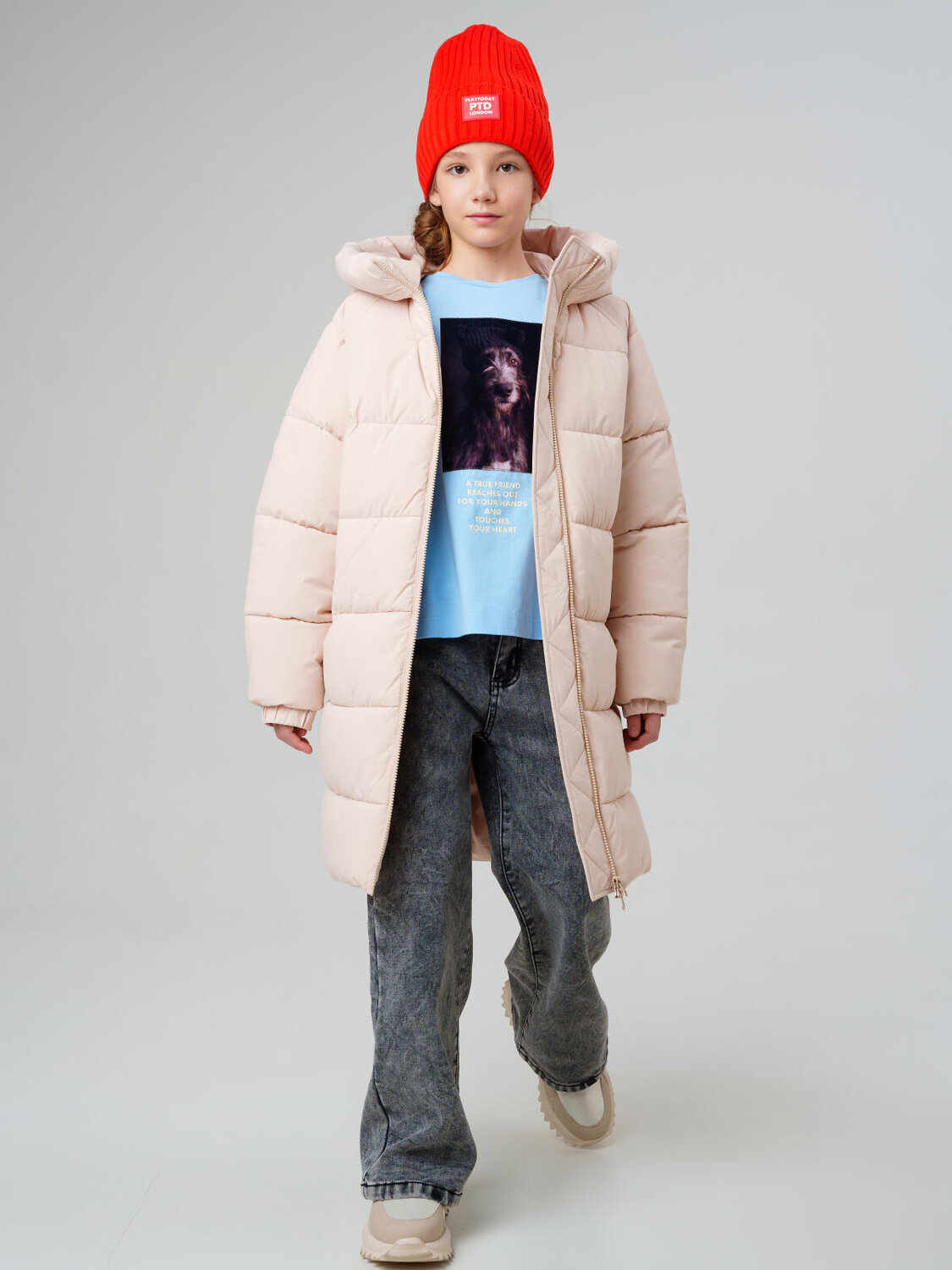 PLAYTODAY Шапка 570195 32521487 оранжевый