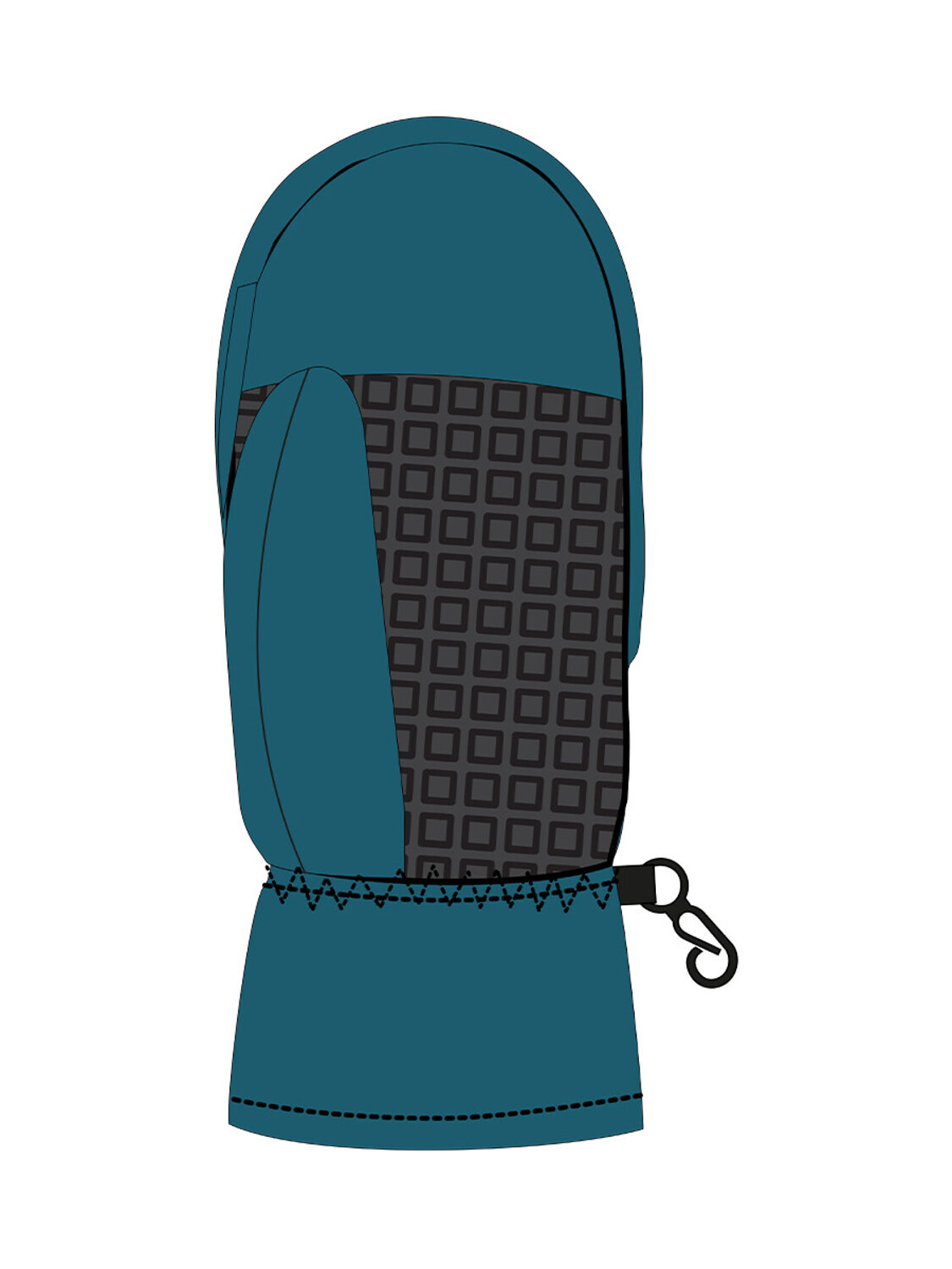 PLAYTODAY Варежки 570218 32512033 тёмно-синий,черный