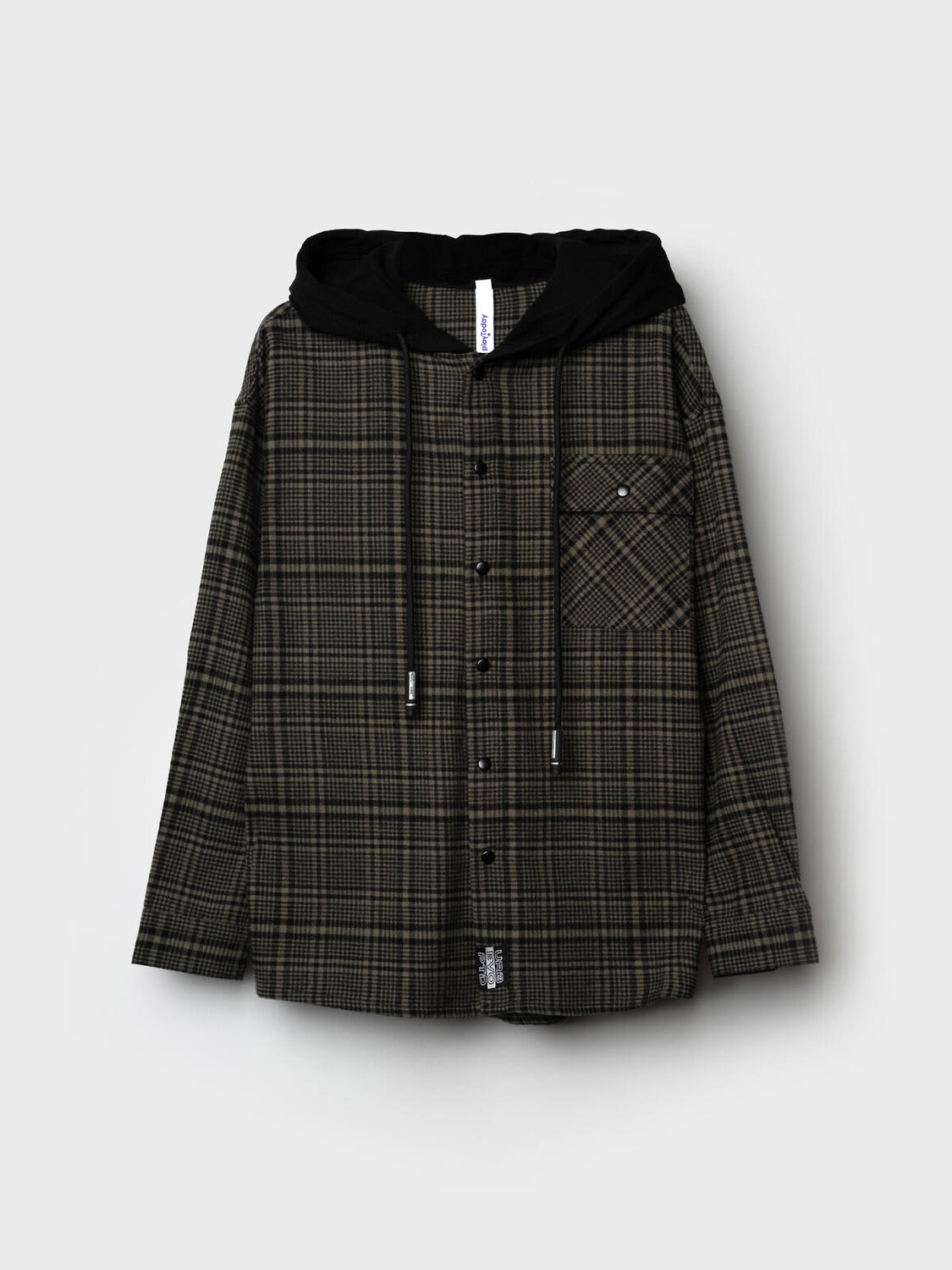 PLAYTODAY Рубашка 570230 32511404 хаки,черный