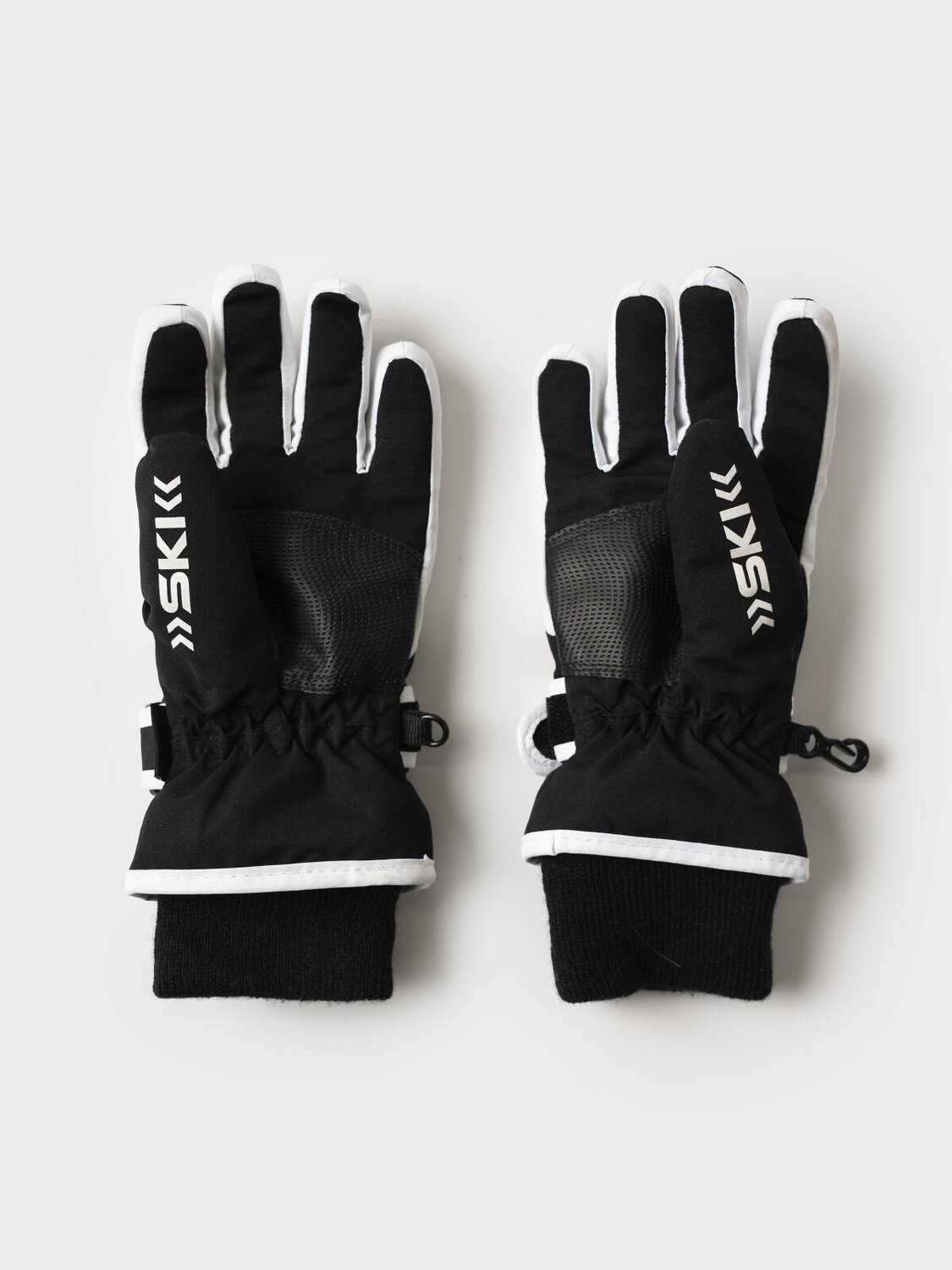 PLAYTODAY Перчатки 570240 32521046 черный,белый,светоотражающий