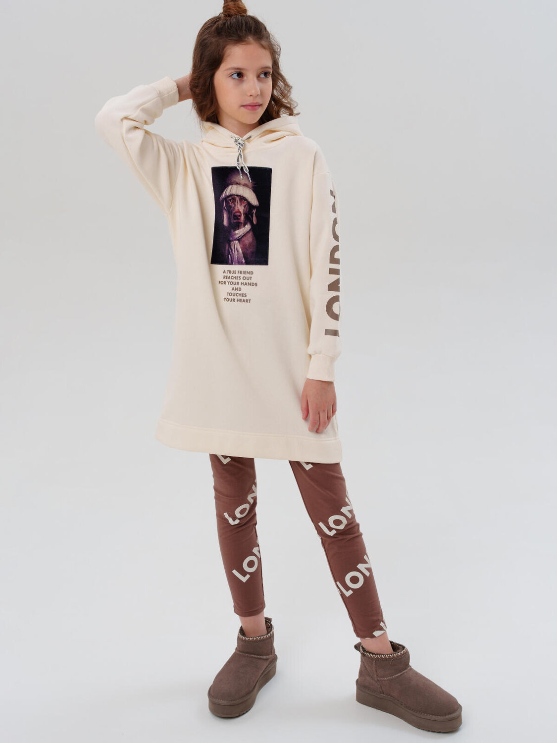 PLAYTODAY Платье 570246 32521498 молочный