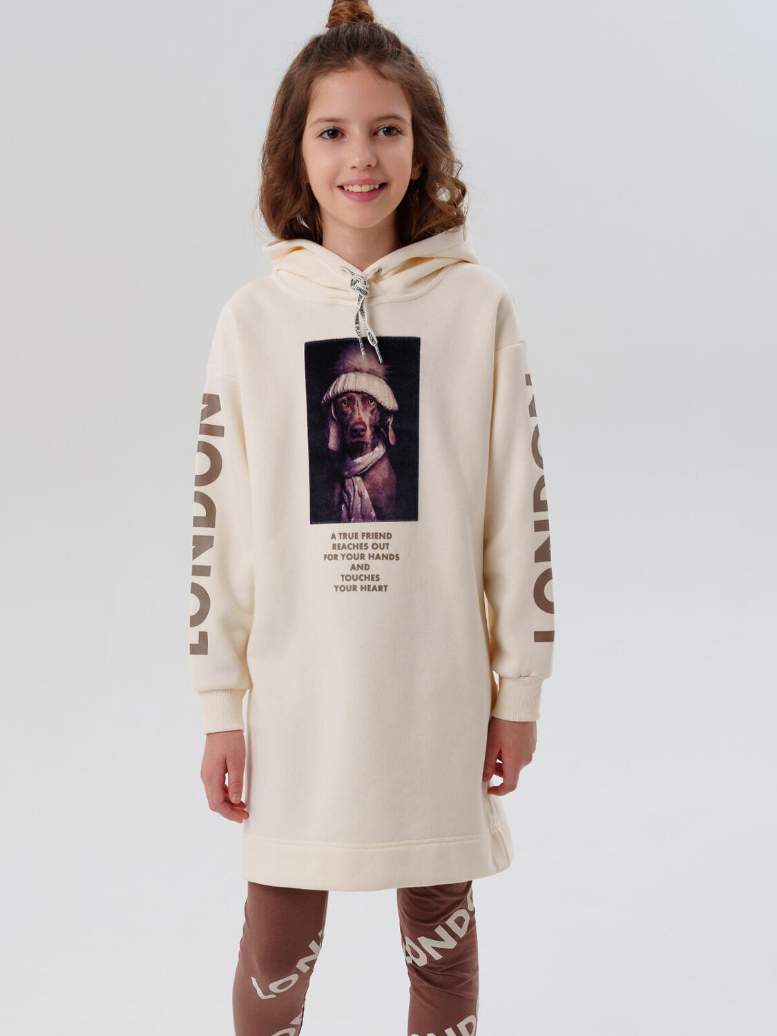 PLAYTODAY Платье 570246 32521498 молочный