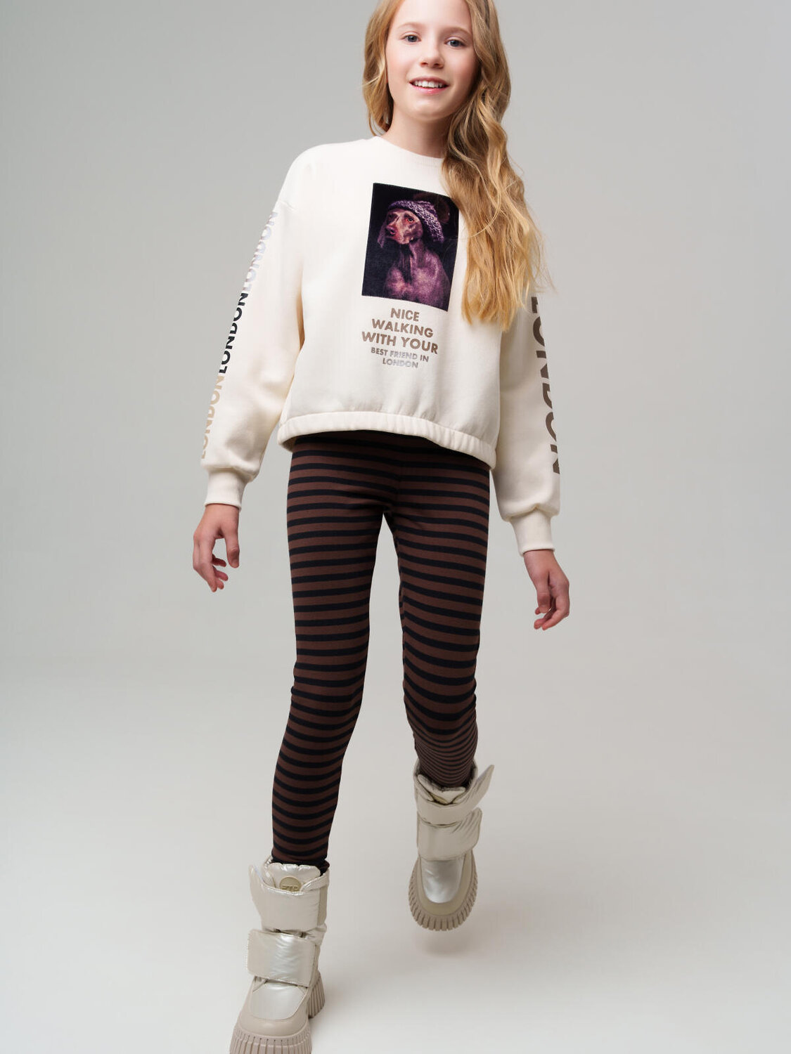 PLAYTODAY Брюки 570247 32521472 черный,коричневый