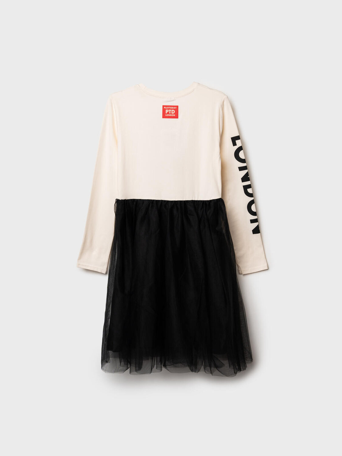 PLAYTODAY Платье 570252 32521468 молочный,черный