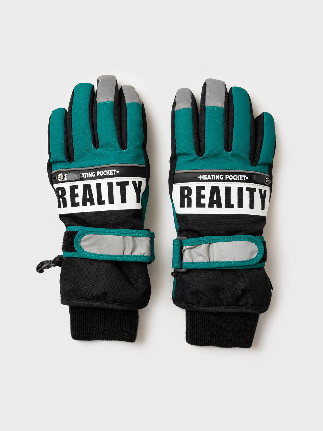 PLAYTODAY Перчатки 570270 32511366 черный,зеленый