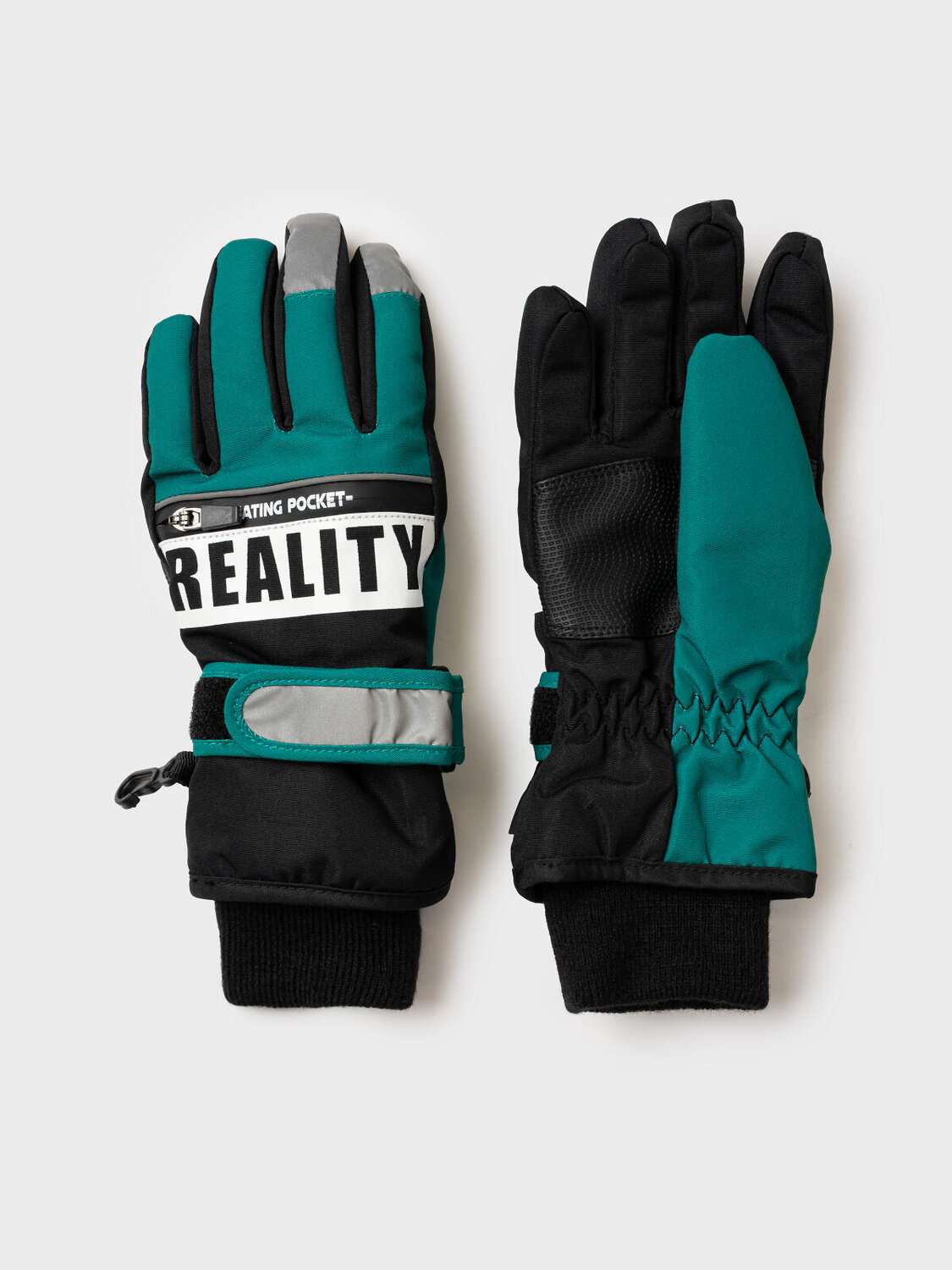 PLAYTODAY Перчатки 570270 32511366 черный,зеленый