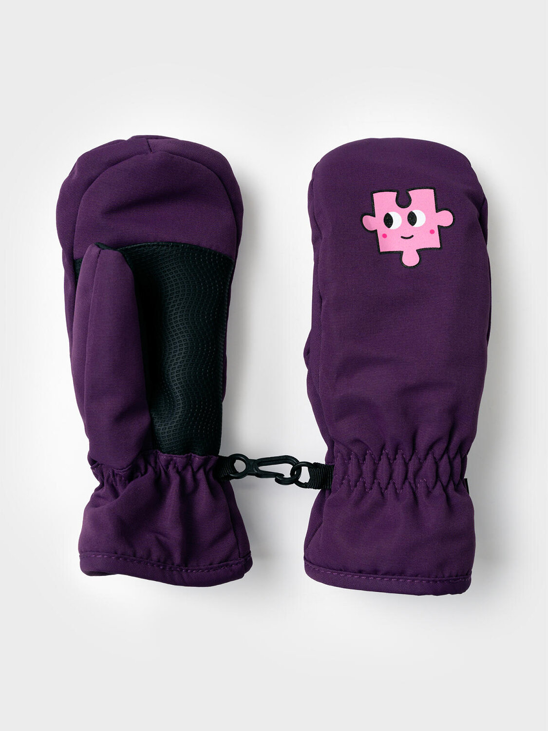 PLAYTODAY Варежки 570275 32522035 черный,малиновый