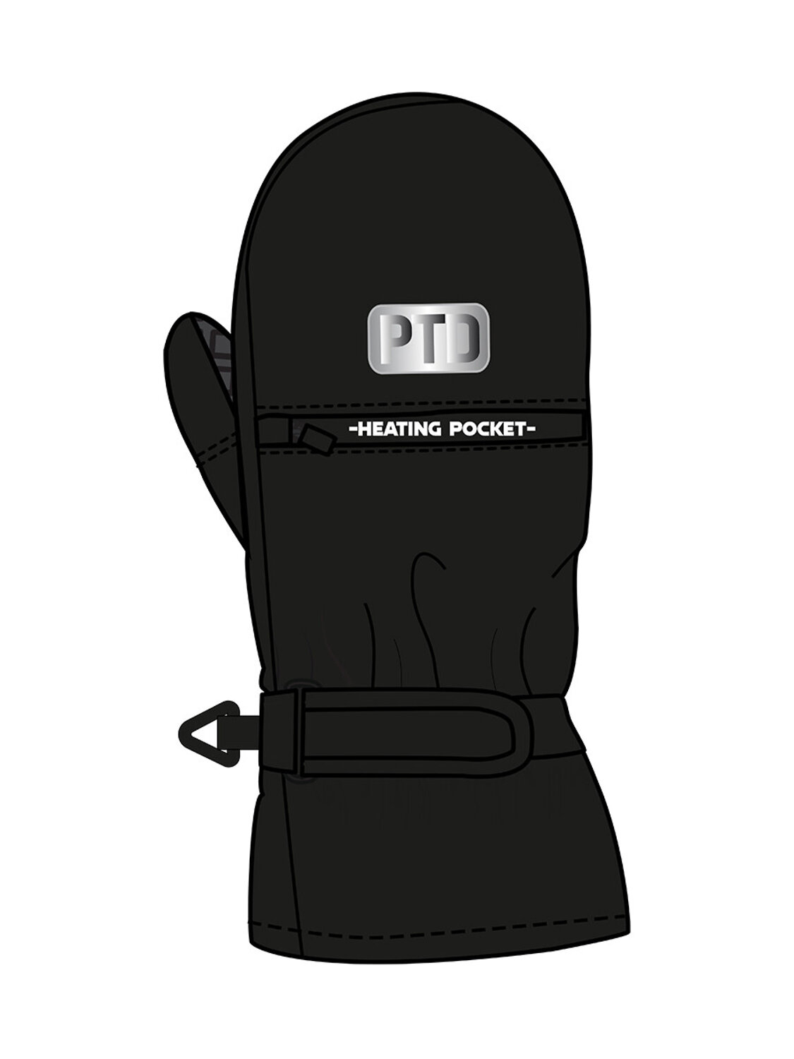 PLAYTODAY Варежки 570278 32512036 черный