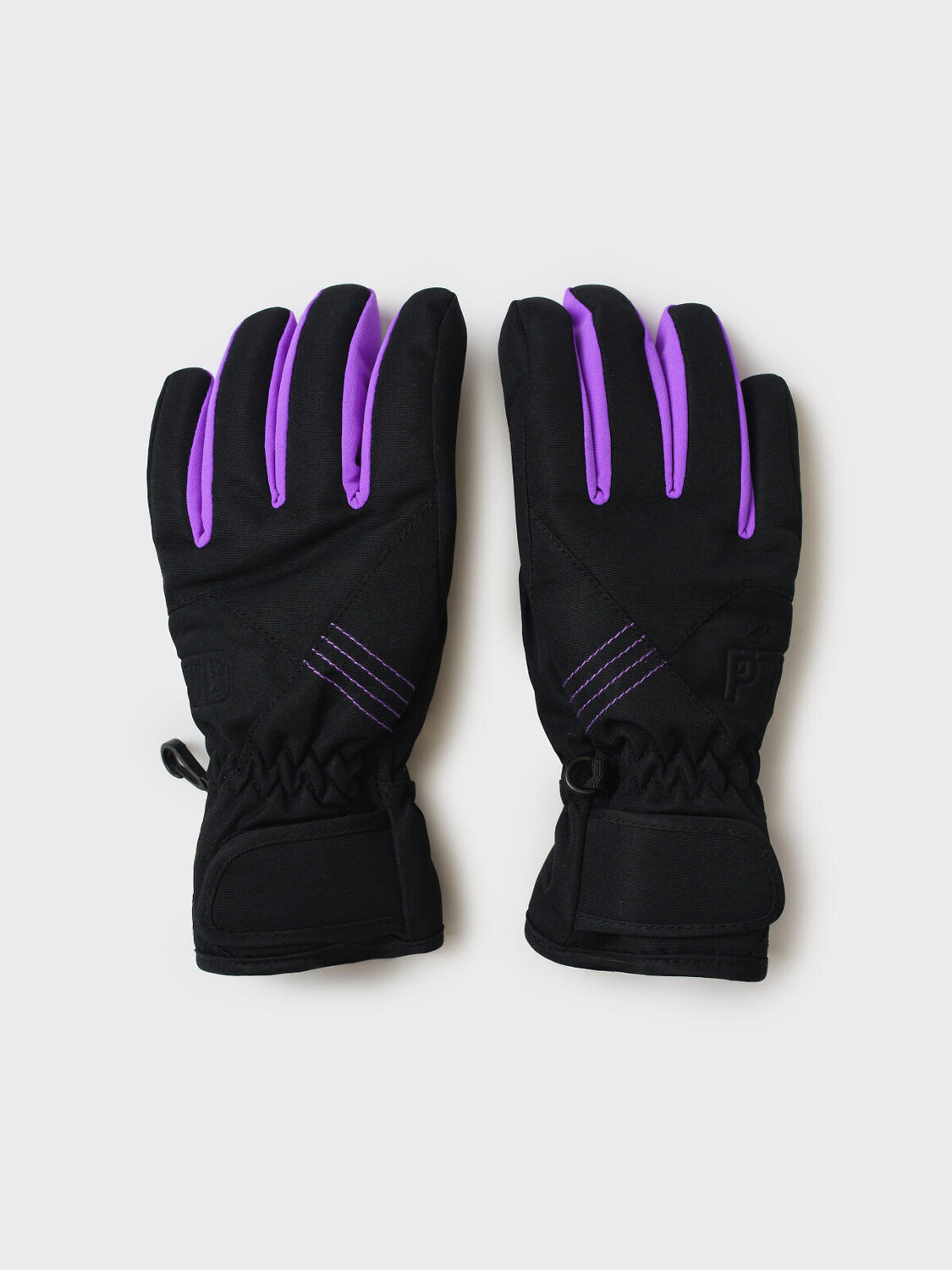 PLAYTODAY Перчатки 570280 32521047 черный,сиреневый