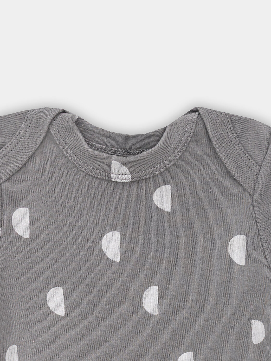 MARK FORMELLE Боди детское 570331 13015-2 тигрята на пудре +дольки на сером