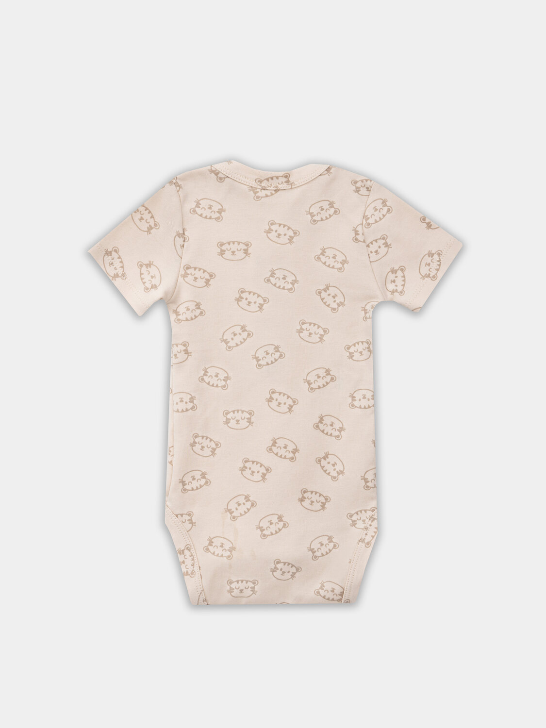 MARK FORMELLE Боди детское 570331 13015-2 тигрята на пудре +дольки на сером