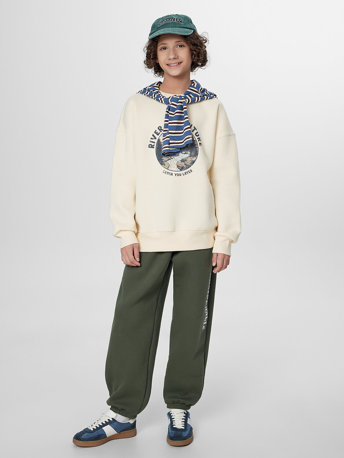 MARK FORMELLE Брюки 570366 183410 хаки +печать