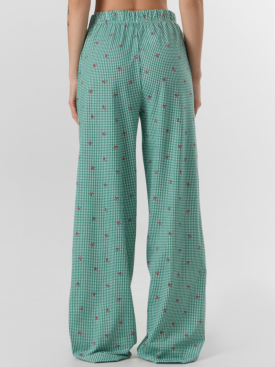 MARK FORMELLE Брюки 570381 532524-1 зеленая клетка виши