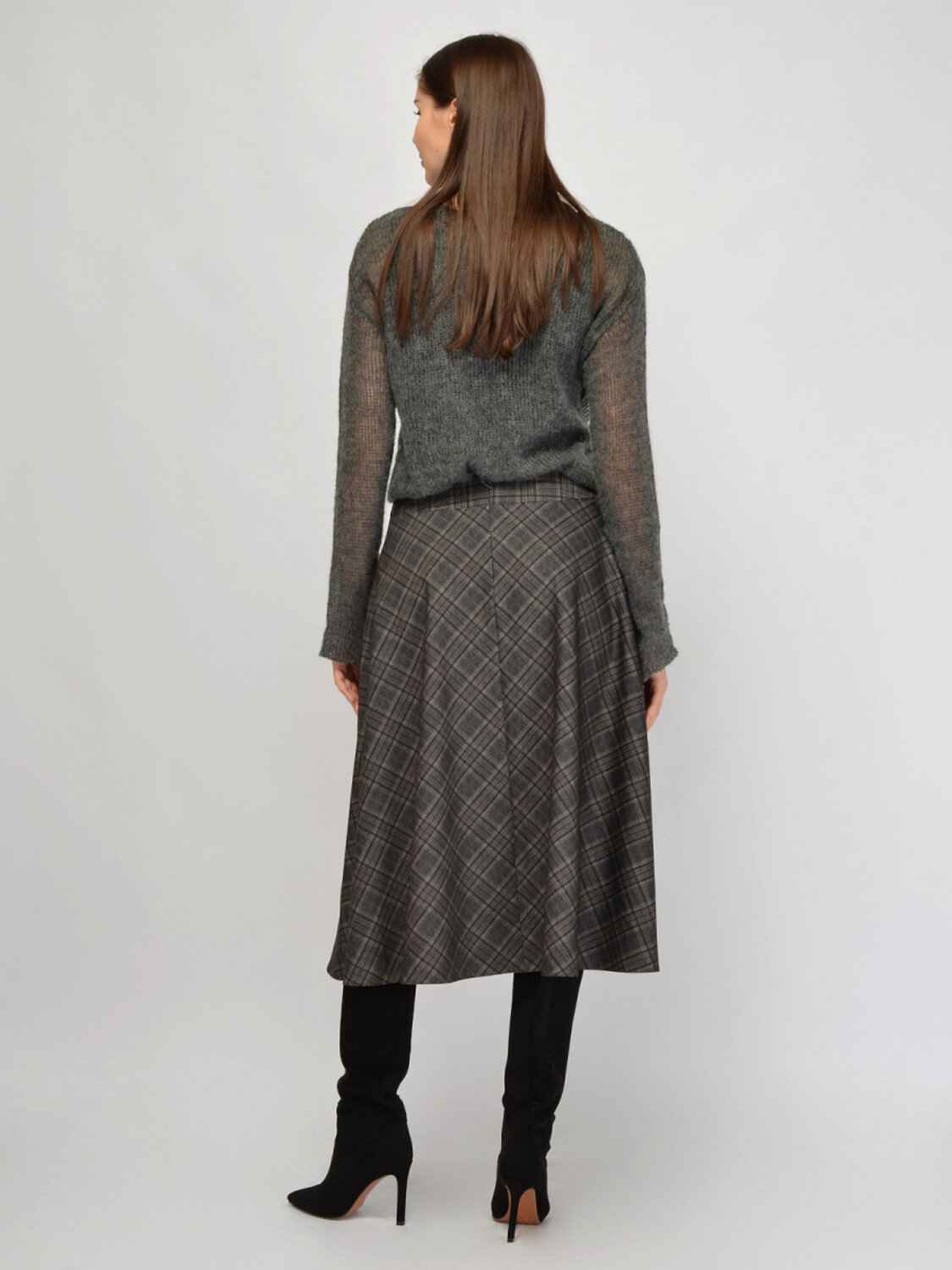 VISERDI Юбка 570400 1960-срк 9451235 серый