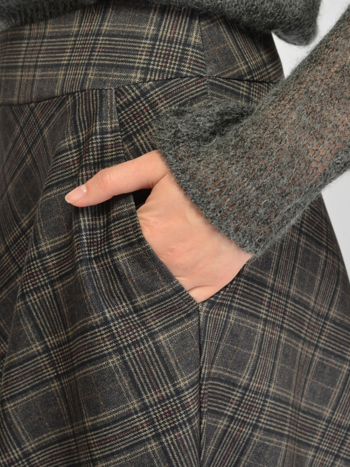 VISERDI Юбка 570400 1960-срк 9451235 серый