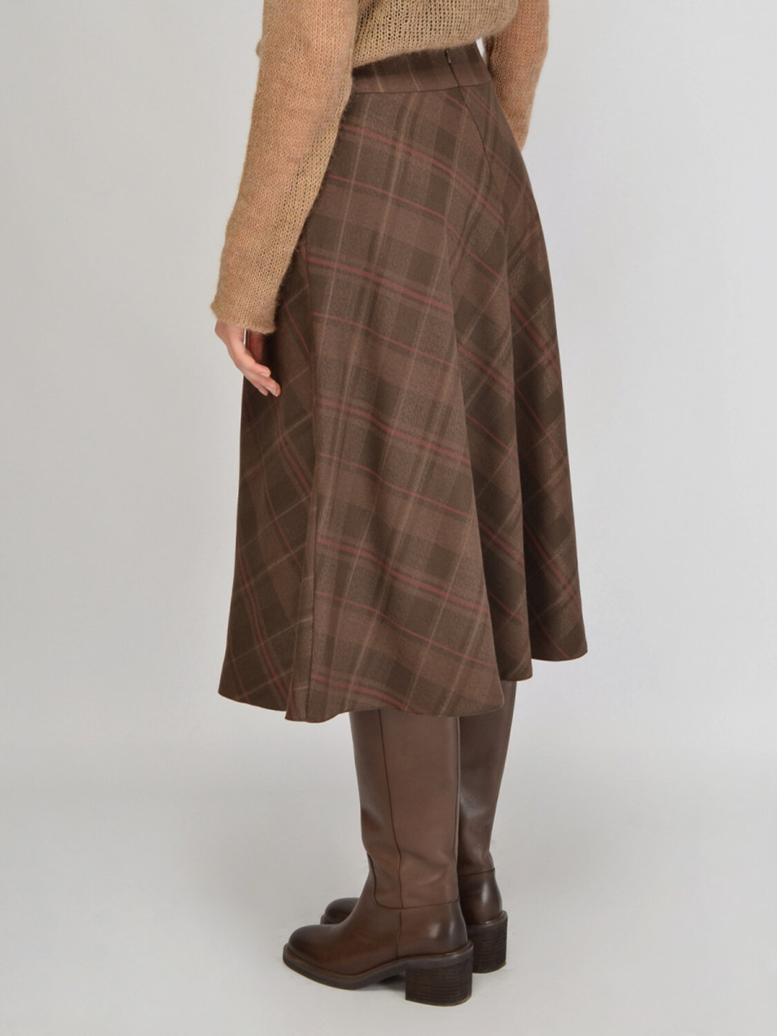 VISERDI Юбка 570401 1960-ккл 9451235 коричневый