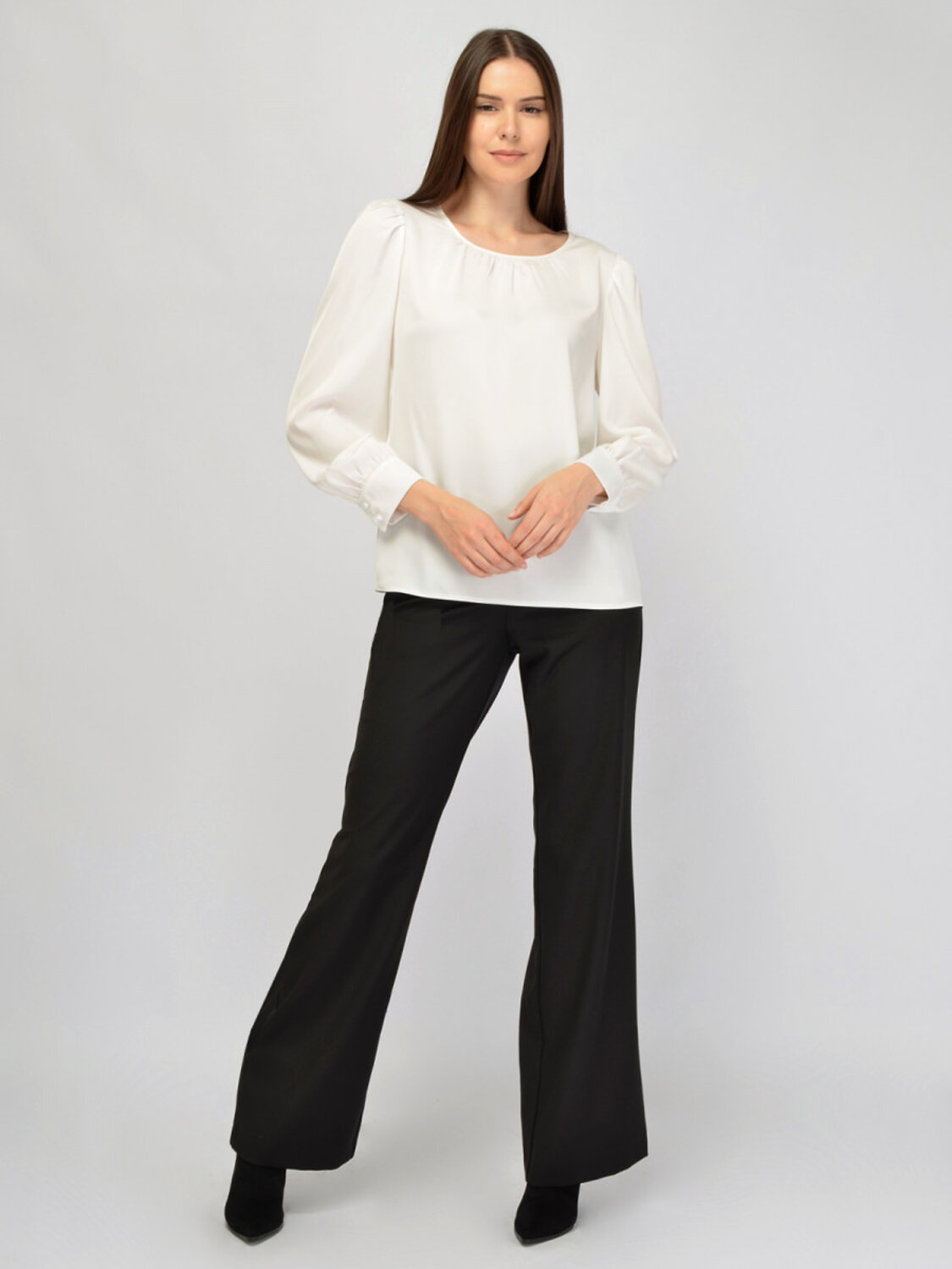 VISERDI Блузка 570402 10445-мол 1451165 молочный