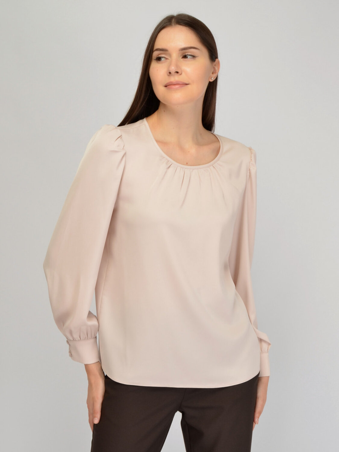 VISERDI Блузка 570403 10445-беж 1451165 молочный