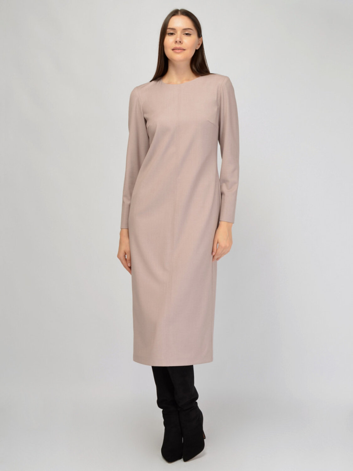 VISERDI Платье 570409 10449-беж 4451850 бежевый