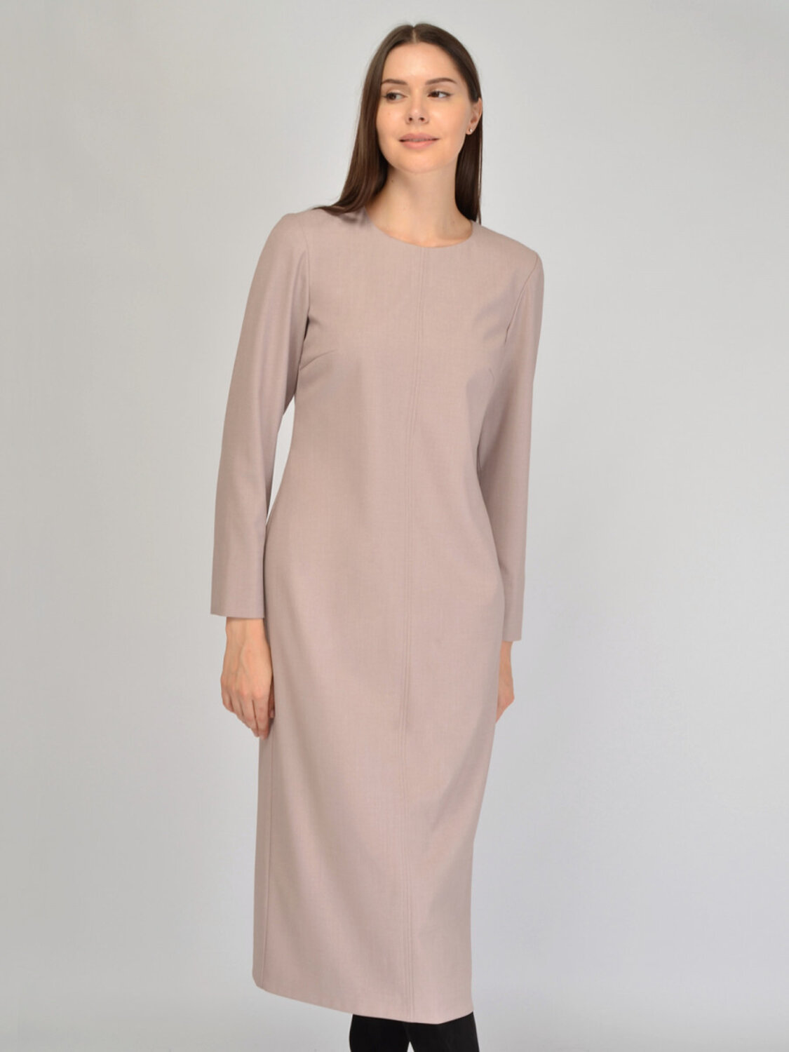 VISERDI Платье 570409 10449-беж 4451850 бежевый