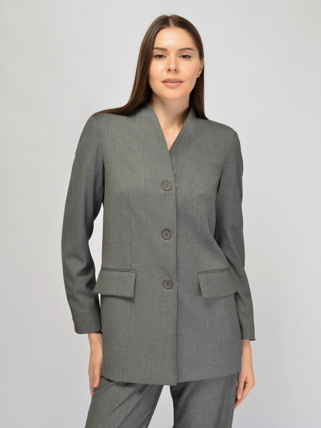 VISERDI Жакет 570414 10442-сер 6453050 серый